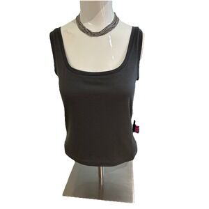 NWT‎ Tom And Linda Platt Deep Gray Size 2 Tank Top Perfection